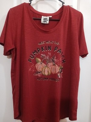 Joei E I T-shirt. Similar Color.size Large .pumpkin Patch Women's 