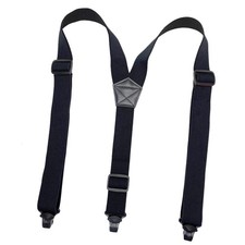 PDRMZRT Y Back Invisible Suspenders Men Big Tall Clips Black Size One Size