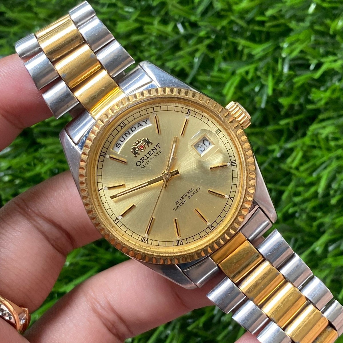 Stainless Steel Orient President Orient President Watch Men 36mm