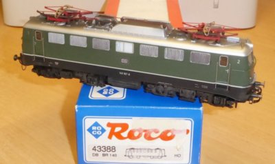 Roco 43388 H0 Electric Locomotive Br 140 167-8 Aged DB Epoch 4/5 Digital Boxed