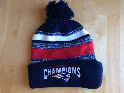 TOM BRADY New England Patriots  SUPER BOWL LI Champions Embroidered  Tassle Hat