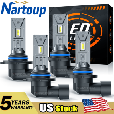 CHUSYYRAY 9005 + H11 LED Headlight Combo Kit – 10000K Super Bright White (4 Bulbs)