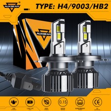 Auxbeam 9003 H4 Led Headlight Bulbs 120w 28000lm Hilo Beam Super Bright White Auxbeam 9003 H4 Led Headlight Bulbs 120w 28000lm Hilo Beam Super Bright White