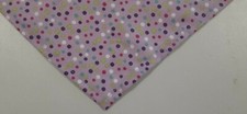 Buster Brown, Dog Bandana, Scarf, Tie On, Violet, Dots, XS, S, M, L