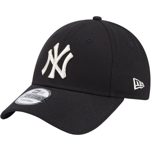 Caps Womens New Era New York Yankees 940 Metallic Logo Cap black