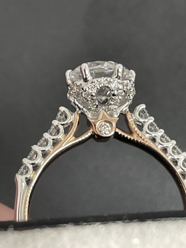 VERRAGIO Semi Mount Diamond Engagement Ring designer High Quality Detail