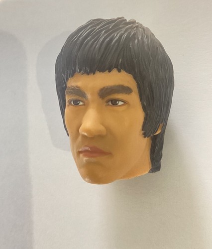 Scultura testa RAH Medicom scala 1:6 BRUCE LEE per figure personalizzate 12" - Foto 3 di 5