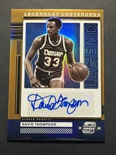 2021-22 Contenders Optic David Thompson Legendary Contenders Auto Orange #24/25