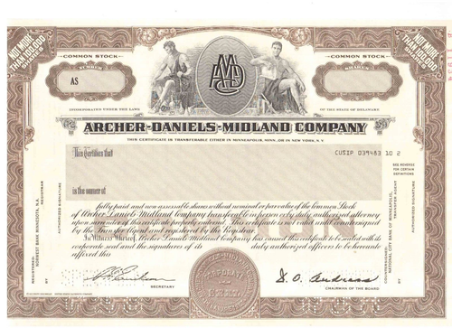 Archer - Daniels - Midland Company   ADM - Picture 1 of 1