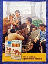 Camel  Filter Zigaretten, originale Werbung aus 1972