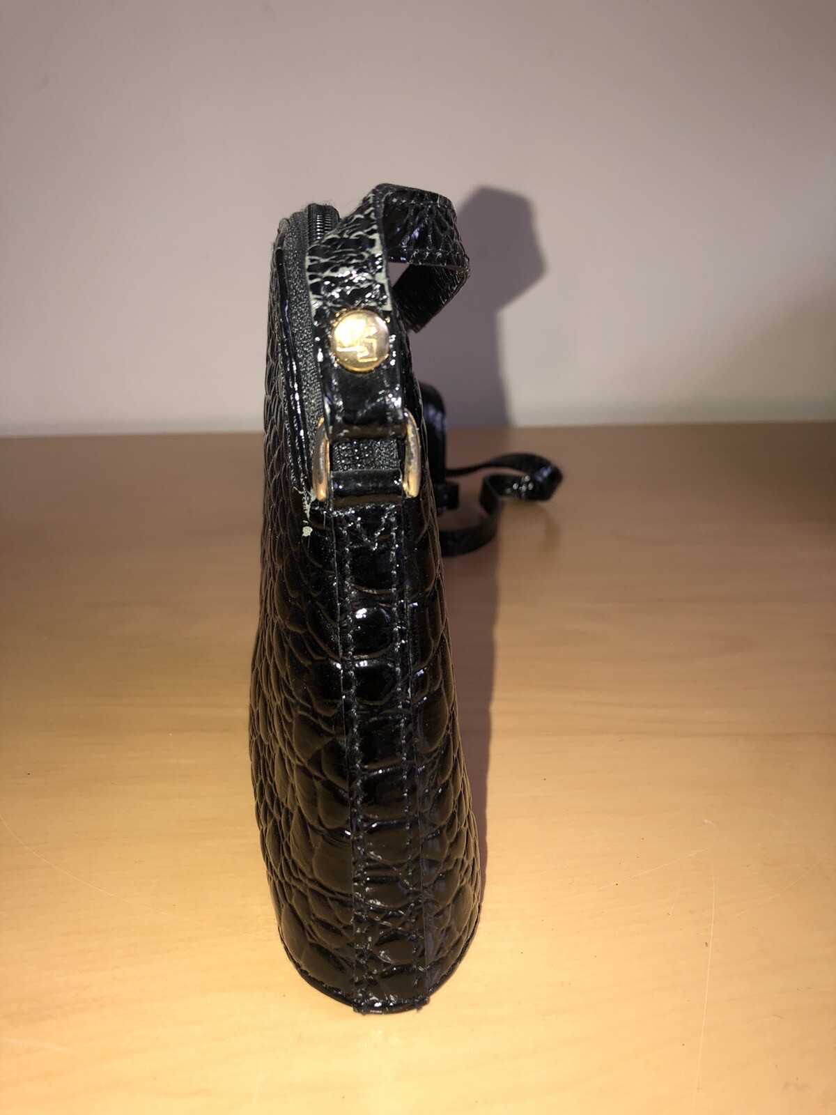 Jane Stilton Black Patent Cross Body Bag eBay