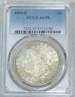1890-S Morgan Silver Dollar PCGS AU55 Nice Luster Just Graded New Holder #J212M