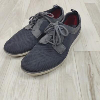 UGG UNION DERBY HYPERWEAVE SUEDE DARK GREY SHOES MENS SIZE 