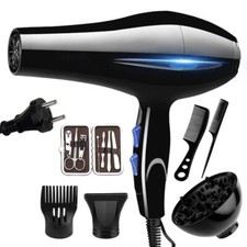 Sèche-cheveux ionique professionnel, chauffage rapide, chaud et froid, réglage.