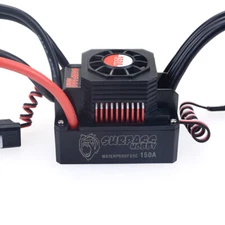 SURPASSHOBBY KK 150A ESC Waterproof for 1/8 RC Car 4076 4068 Brushless Motor