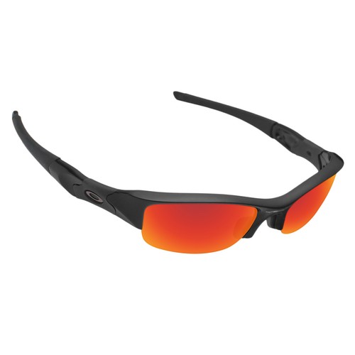 Hawkry Polarized Replacement Lenses for-Oakley Flak Jacket Sunglass Orange Red - Picture 2 of 3