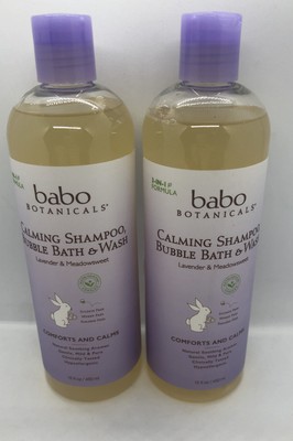 babo botanicals calming shampoo bubble bath