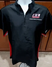 Racing Electronics Medium Employee Issued Track Service Crew Shirt NASCAR Racing