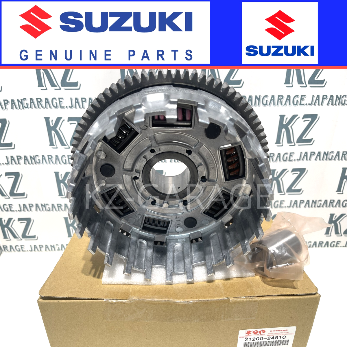 【shun-basket0519】Re:10th Nissy SUZUKI Genuine HAYABUSA GSX1300R CLUTCH BASKET W/ GEAR 21200-24810