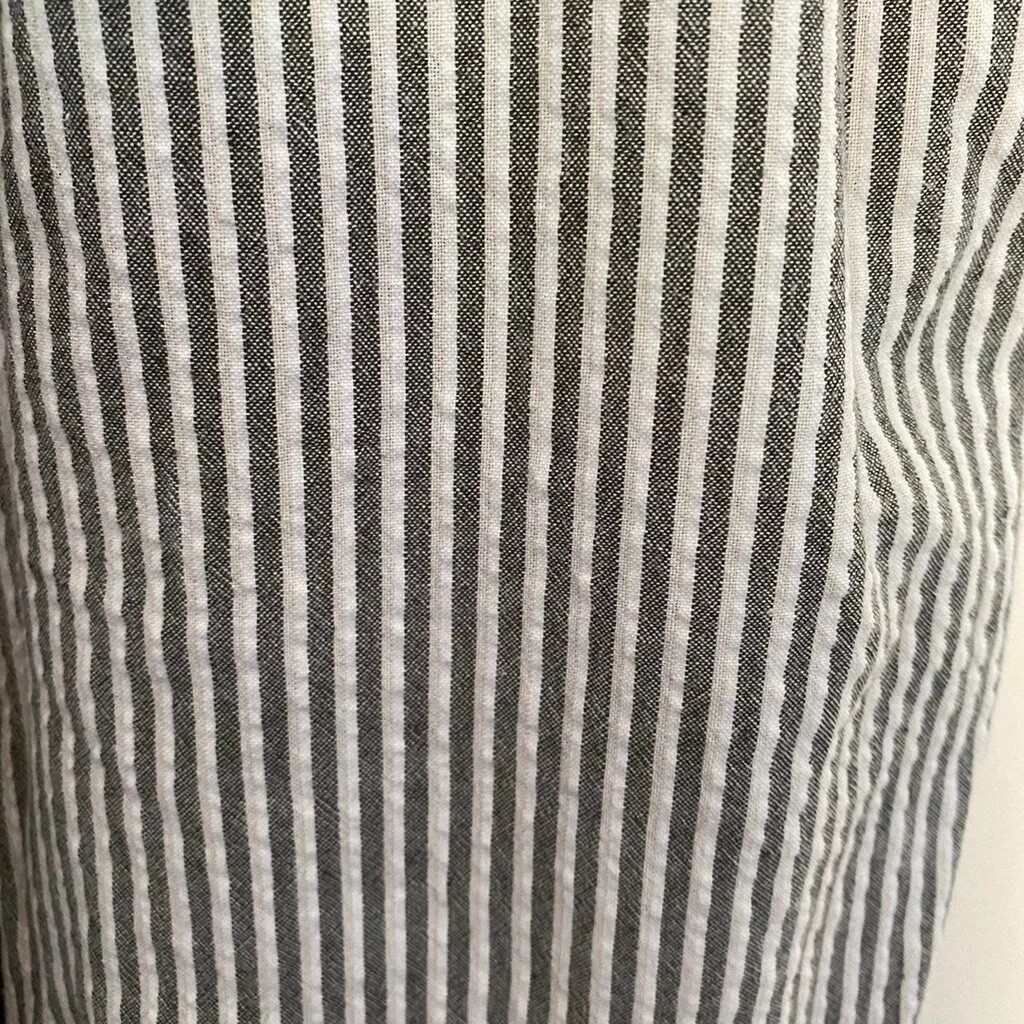 Zara Basic Fall Spring Summer Gray & White Stripe… - image 7