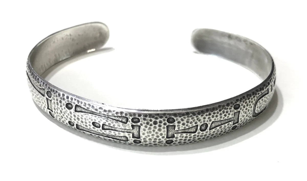 Bracelet brassard filles sign JJ White Co WOHELO argent sterling feu camp XL