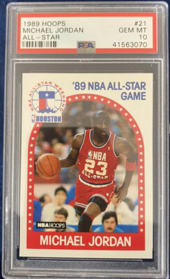 1989 Hoops Michael Jordan #21 All-Stars PSA Gem MT 10 | eBay