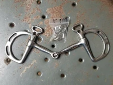 NWOT 5" Uxeter Kimberwick snaffle w/curb hooks, no chain Hunter jumper huntseat