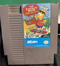 The Simpsons: Bart vs. the Space Mutants (Nintendo NES, 1991) Cartridge Only!