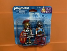 Figurines PLAYMOBIL Romains Gladiateur - Set 4270, 5824, 5837, 5838 D'occasion Pour Collection