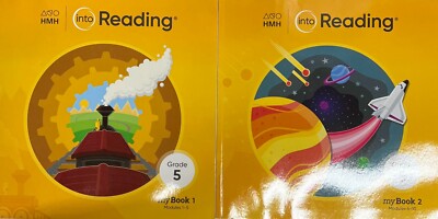 5th Grade 5 HMH Into Reading MyBook Set Volumes 1-2 Student Edition 2022 My Book