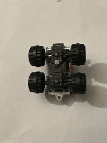 Micro Machines DATSUN Monster Truck 4x4 Silver W Orange Blue Stripe 1987 - Picture 5 of 5