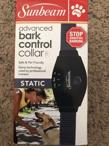sunbeam mini bark control collar