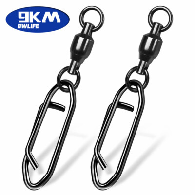 #ad Fishing Swivel Snap 25 50Pc Ball Bearing Swivel Saltwater Fishing Lure Connector $31.97