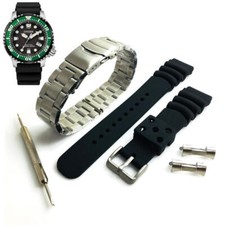 Steel Silicone Replacement Watch Band Citizen Promaster BN0155-08E E168-S126690