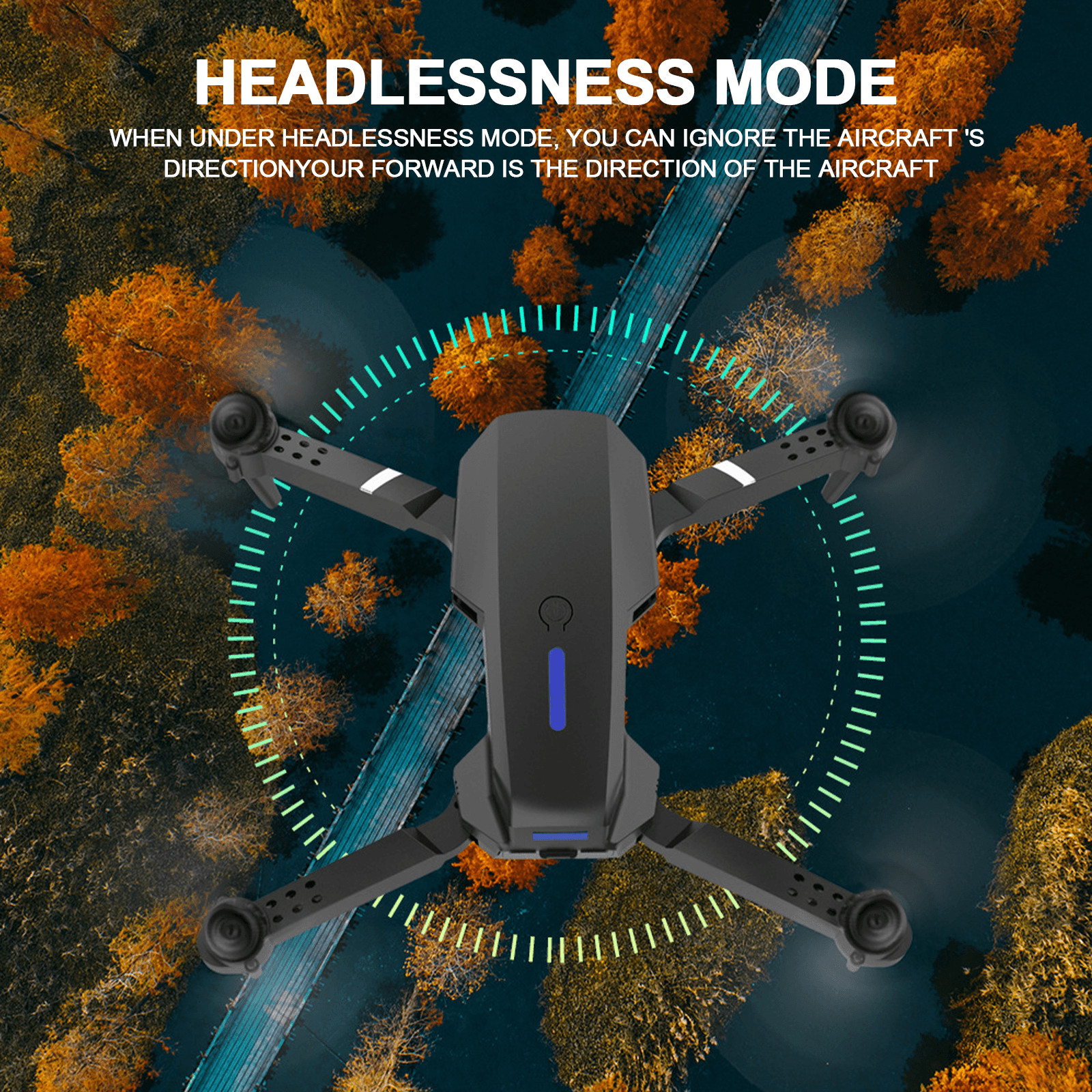 2023 New 4K HD Dual Camera RC Drone With WiFi FPV Foldable Quadcopter