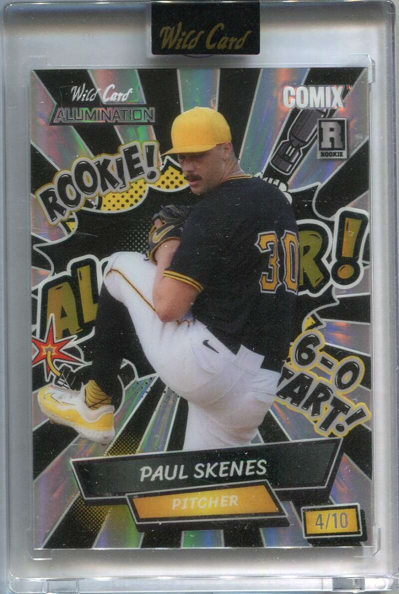 2024 Wild Card Alumination Comix All-Star Black Rainbow Paul