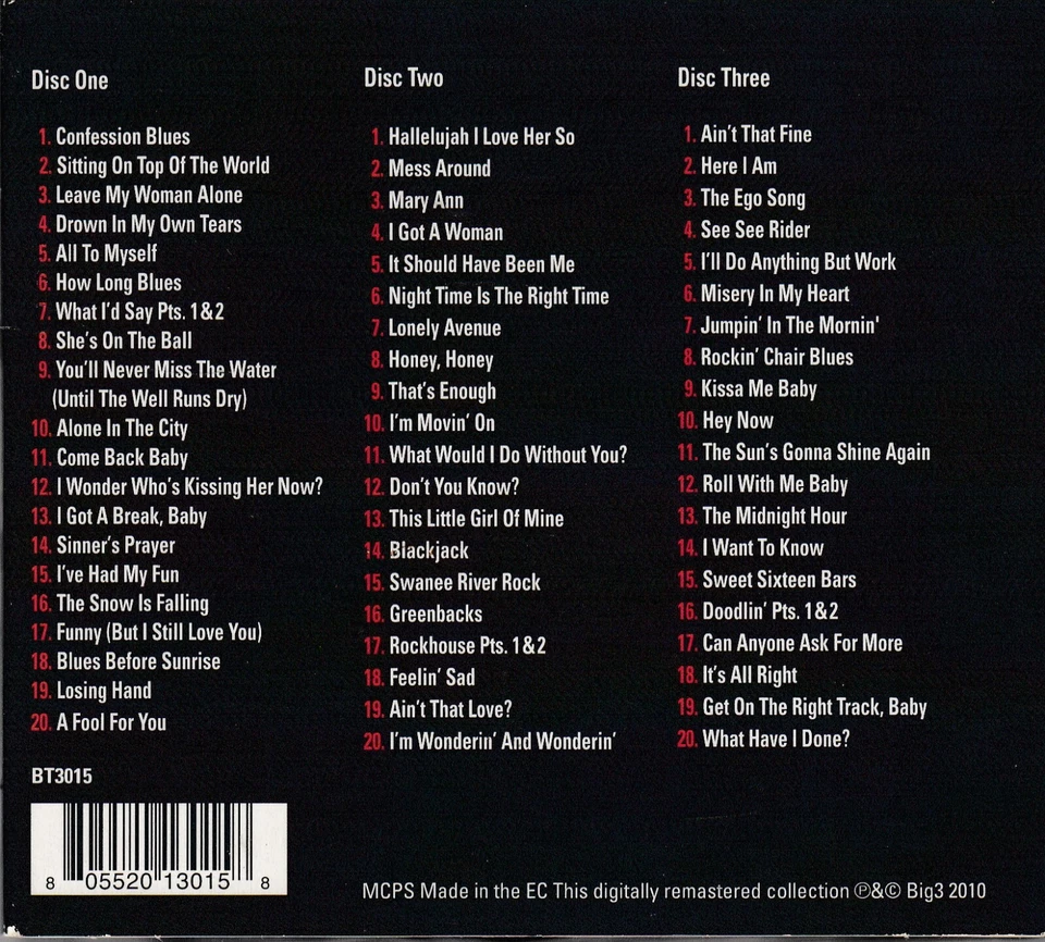 RAY CHARLES The Absolutely Essential 3 CD Collection 3 x CD Box Set Soul - Image 2 of 2