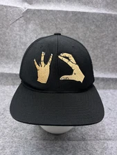 West Side Brownsiders Hat Cap Snap Back Adult OS Black Acrylic Wool Hip Hop