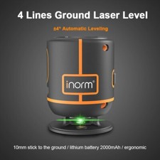 4 Lines Ground Laser Level Green Light Self-l...