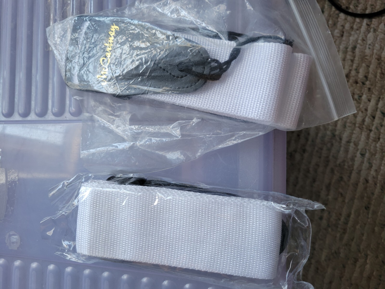 McCartney White Nylon Adjustable Guitar Straps eBay