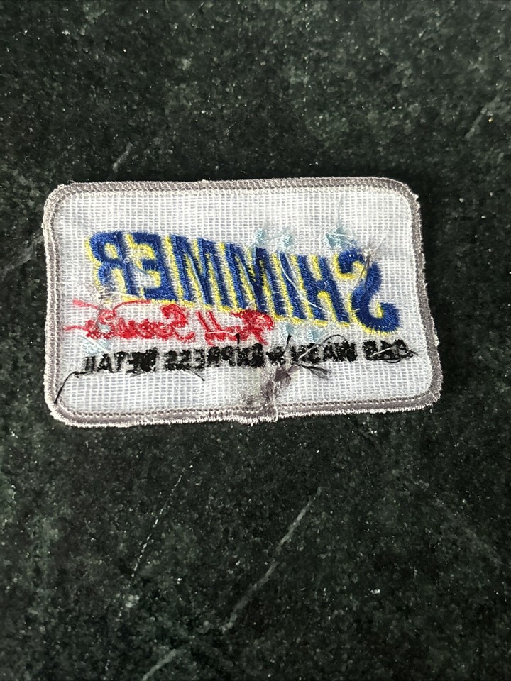 Shimmer Car Wash Trucker Hat Patch 3” Iron On Logo Full Service Detail