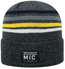 Michigan Wolverines Beanie Cuffed Winter Knit Hat Cap Toque NWT