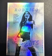 Olivia Rodrigo 2024 GUTS Tour 8/21 Trading Card Los Angeles LA