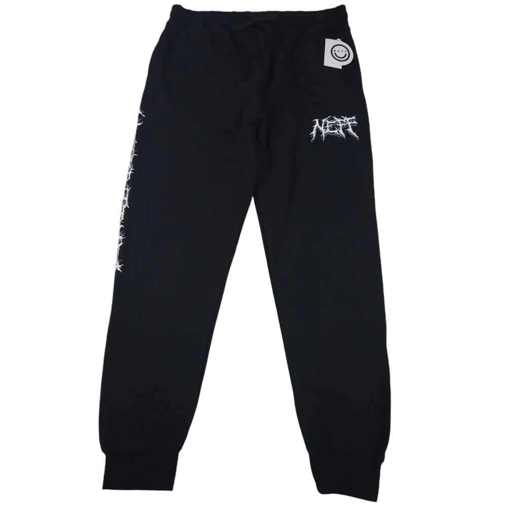 Neff Weird Times Black Logo Joggers for Men - Sizes S M L XL