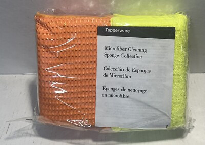 Tupperware Microfiber Micro Cleaning Sponges New Never Used