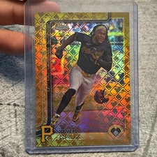 2025 Topps Chrome Logofractor Edition #252 Oneil Cruz Gold Refractor #/50