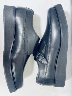 ALLSAINTS Luke Creeper Shoes Black Leather Men's US 13 EU 46 UK 12