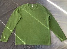 Gap Preppy Thicker Men's Women's Unisex Olive Green Pullover Sweater Cotton M L