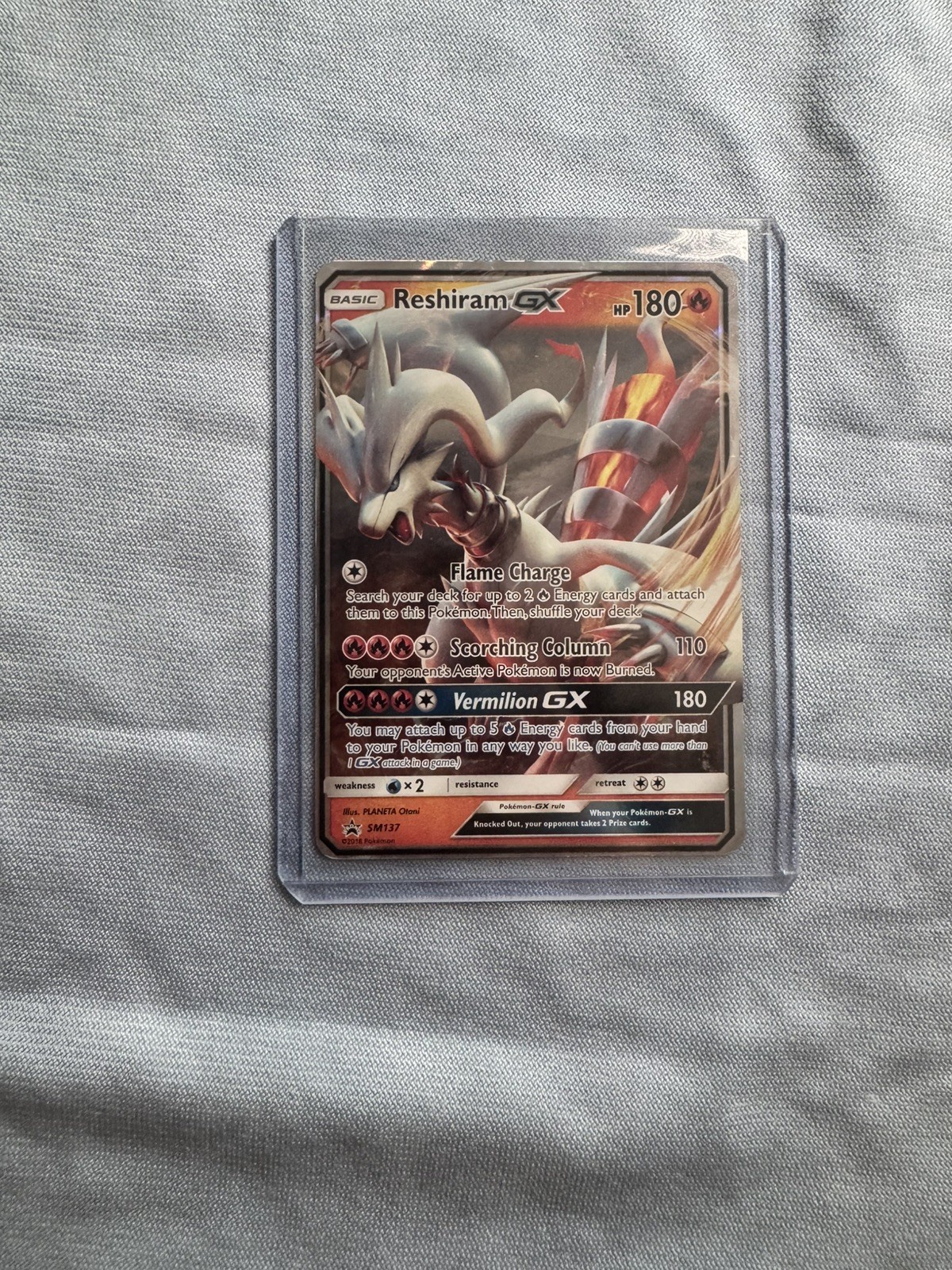 Reshiram GX - SM137 - SM Black Star Promo (Pokemon)
