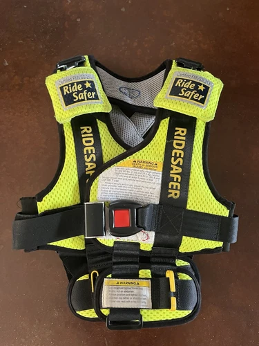 RideSafer Travel Vest Seat - Neon - Small 30-60 lbs - JD14100ywd